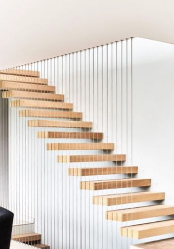 Interior Swing Door With Aluminum Strip