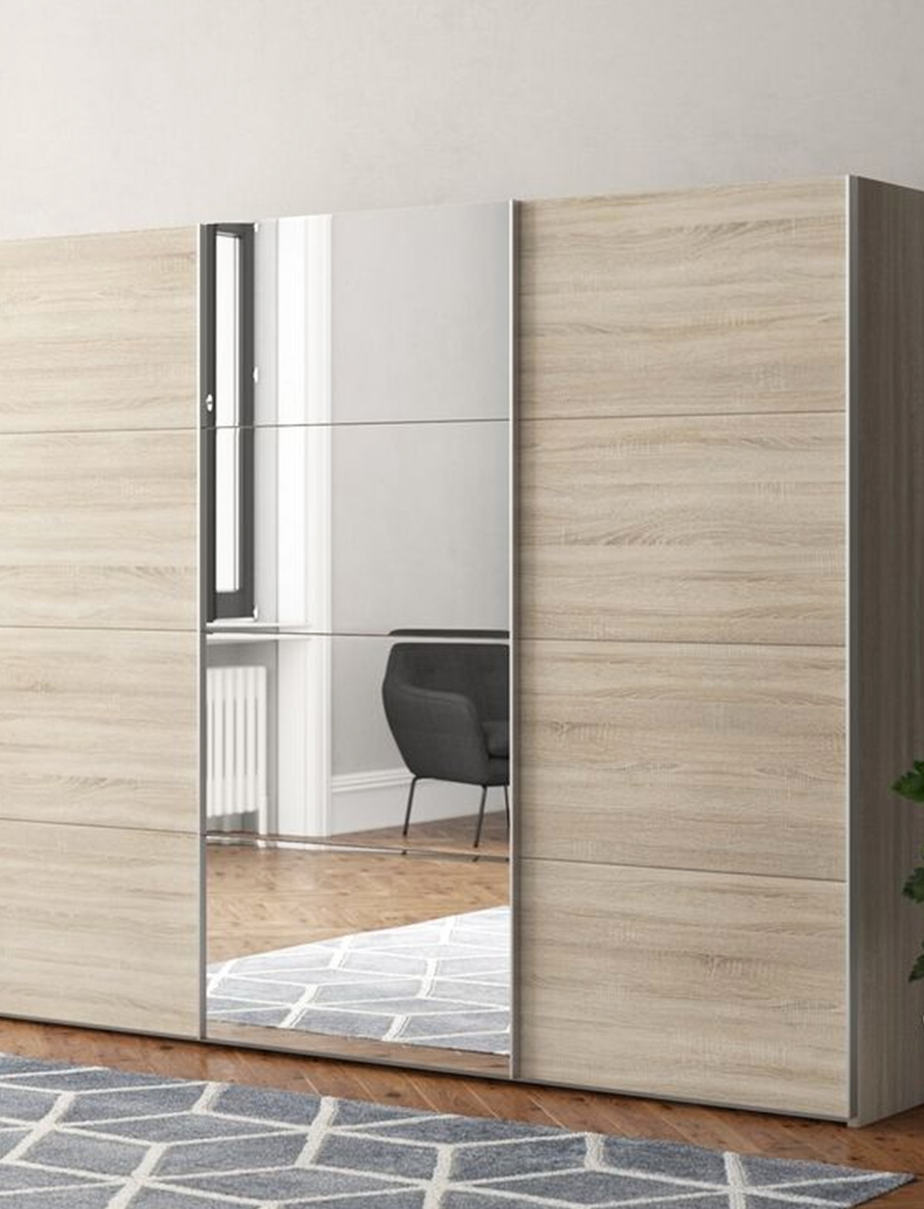 Wardrobe (Mirror Door) view 3