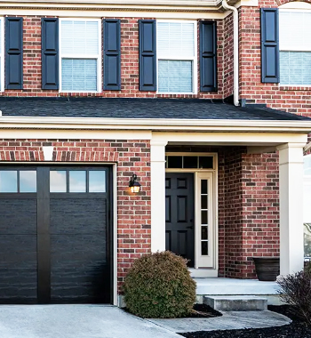 Solid Wood Garage Door view 4