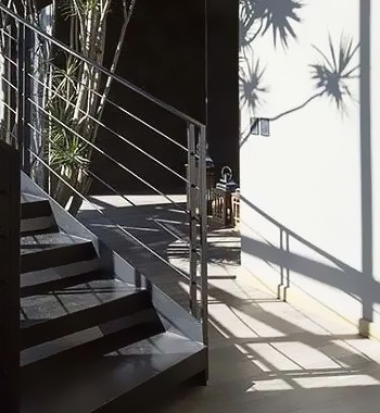 Outdoor Carbon Steel Staircase view 4