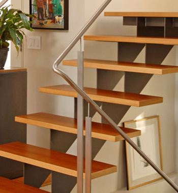 Central Beam Staircase view 4