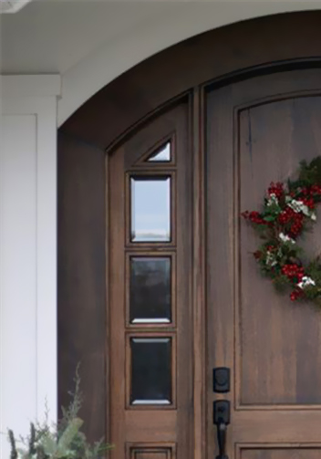 Solid Wood Arch Door