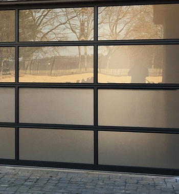 Glass Garage Door view 4