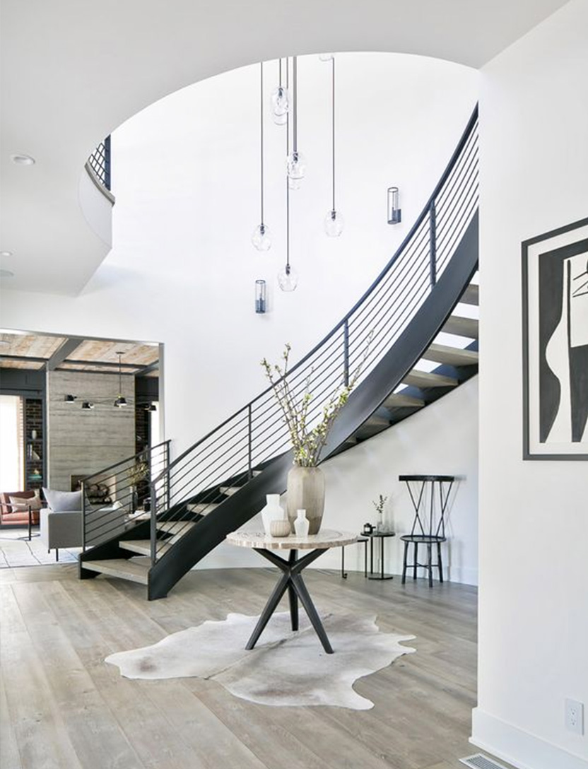 Curved Staircase view 3