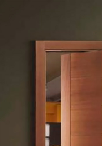 Interior Bi-folding Door With Groove