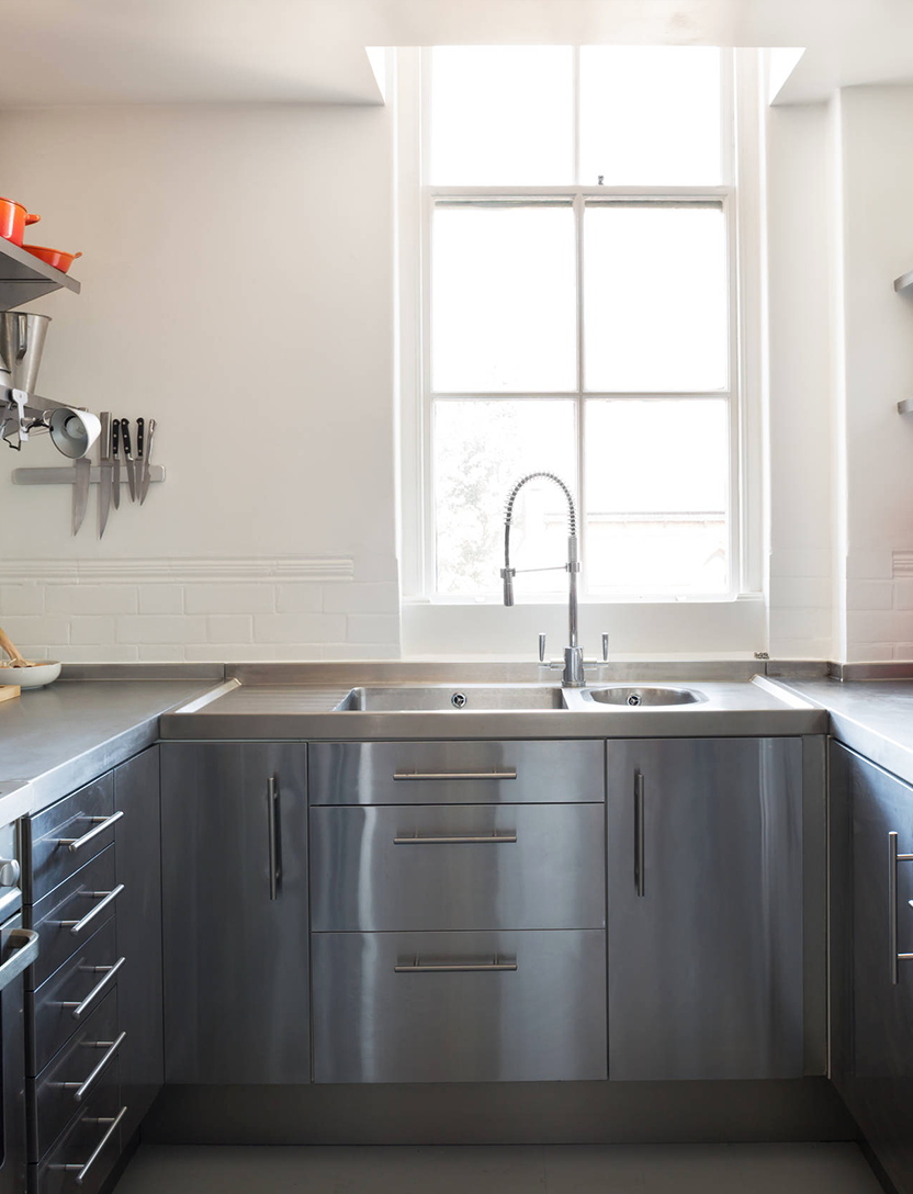 Stainless Steel Kitchen Cabinet view 3