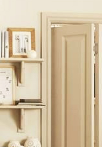 Interior Bi-folding Door White Painting