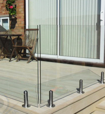 Spigot Glass Railing view 4