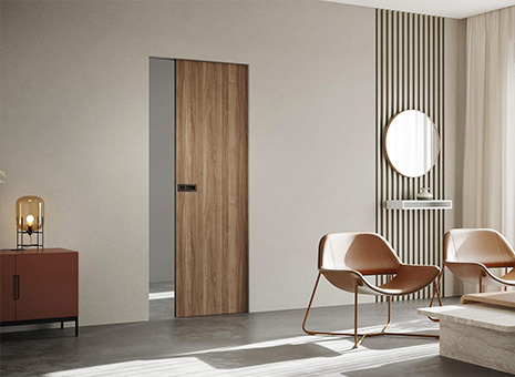 Interior Sliding Door With Mirror