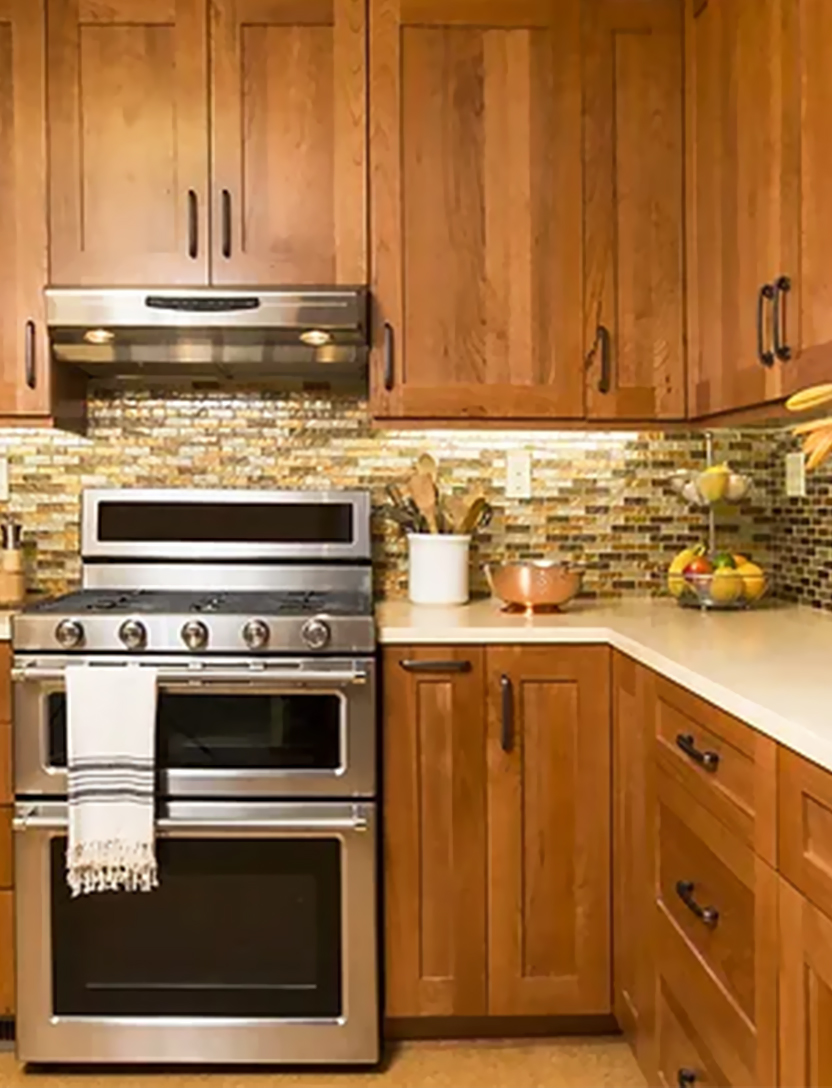 Solid Wood Kitchen Cabinet view 3