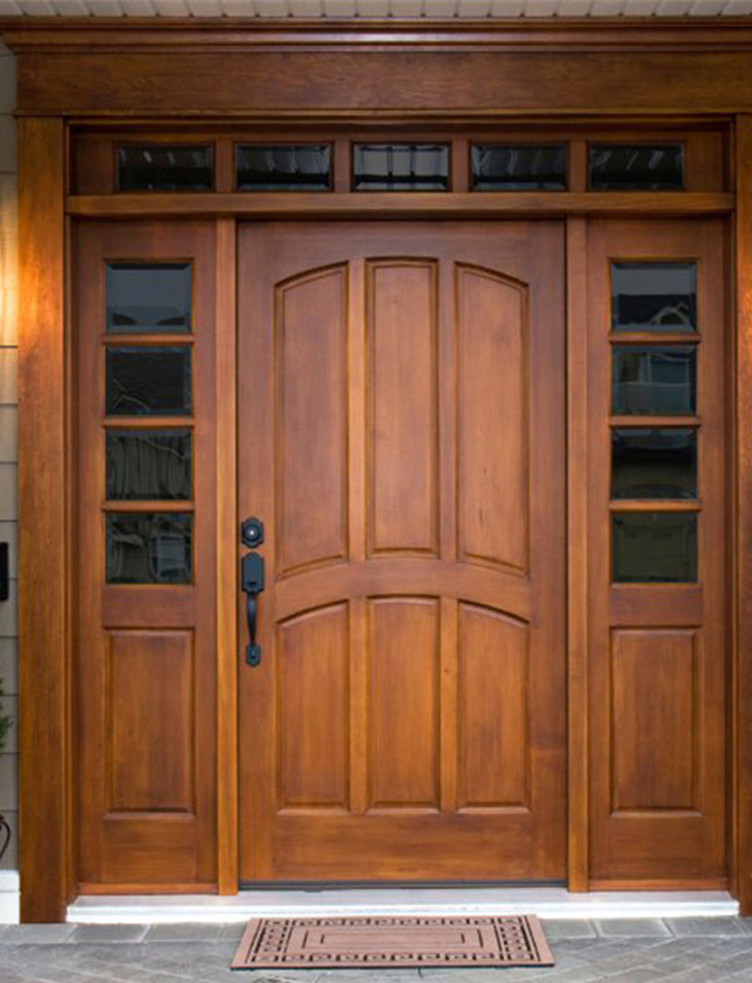 Solid Wood Door With Glass view 3