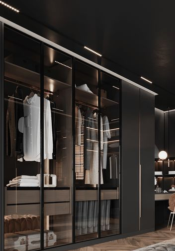Walk in Closet (Aluminum Glass Door)