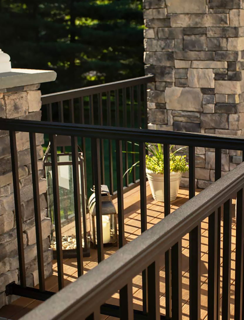 Aluminum Post Railing view 3