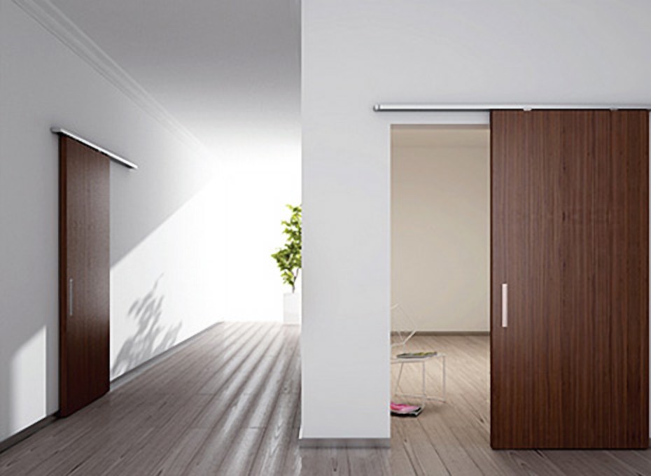 Interior Sliding Door Walnut Color
