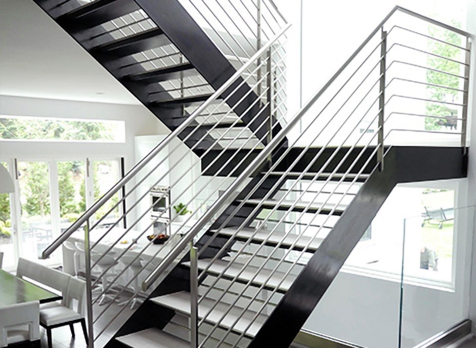 Outdoor Carbon Steel Staircase