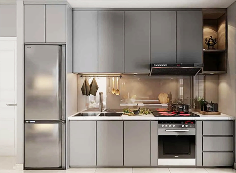Aluminum Kitchen Cabinet view 2