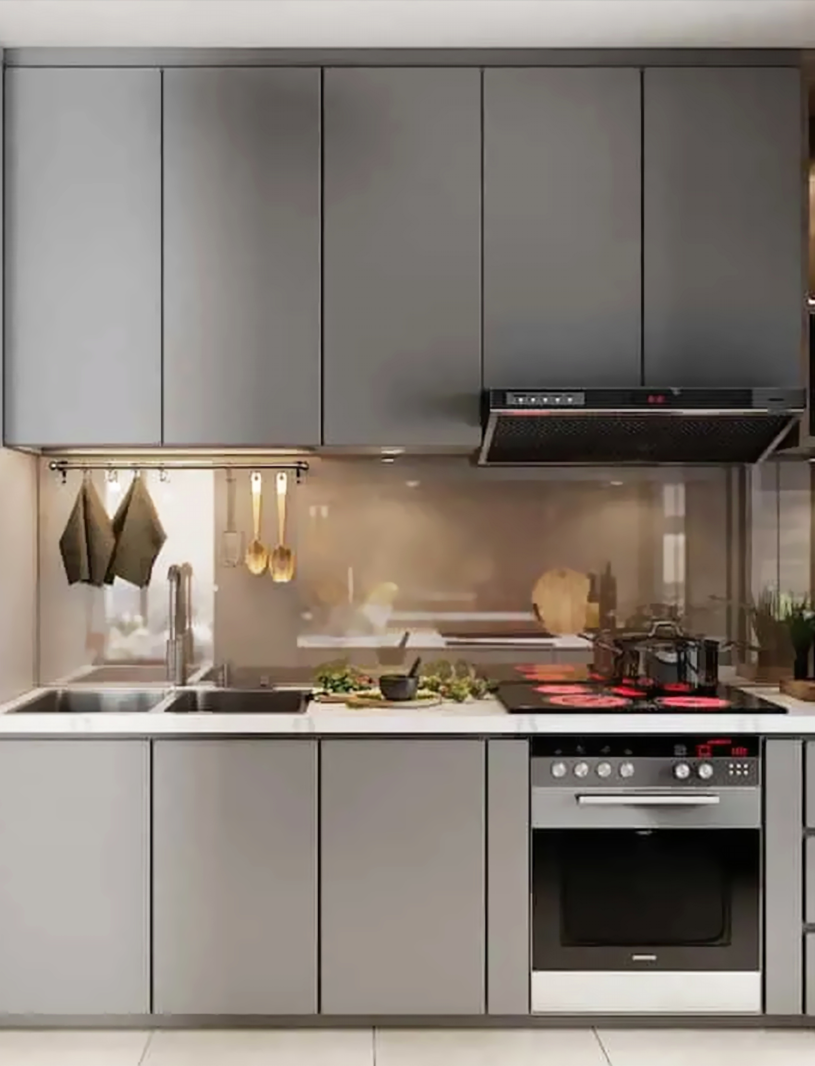 Aluminum Kitchen Cabinet view 3