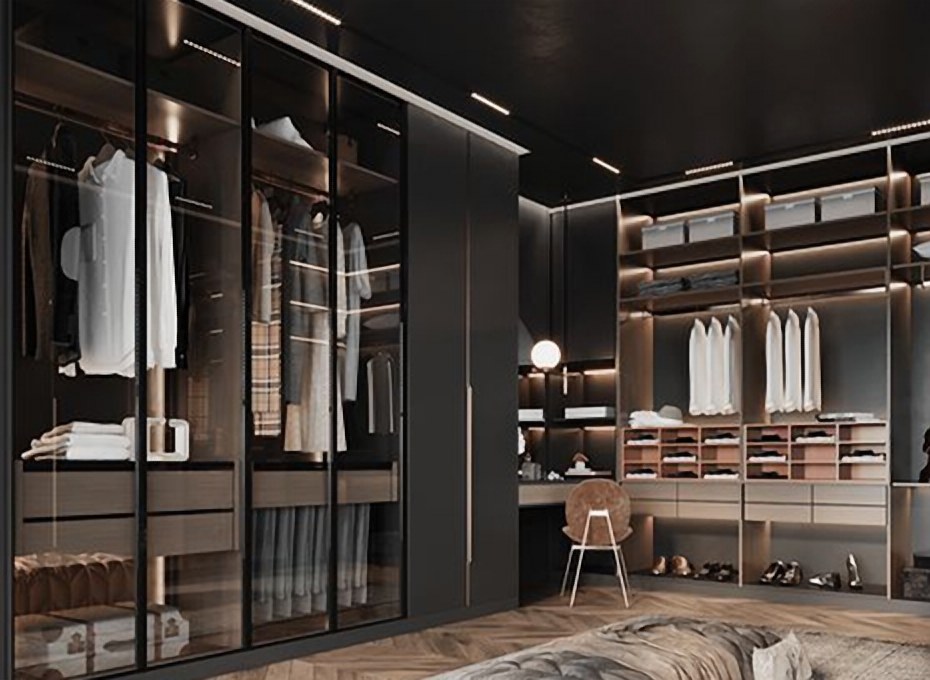 Walk in Closet (Aluminum Glass Door) view 2