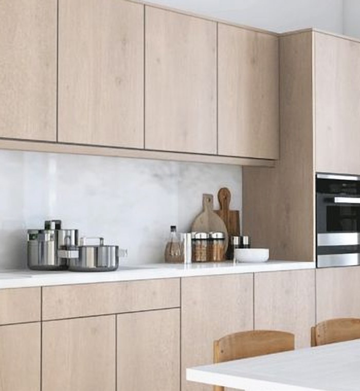 Timber Venner Finish Kitchen Cabinet view 4