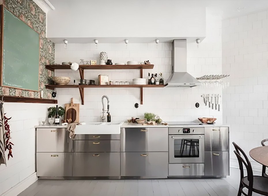 Stainless Steel Kitchen Cabinet view 2