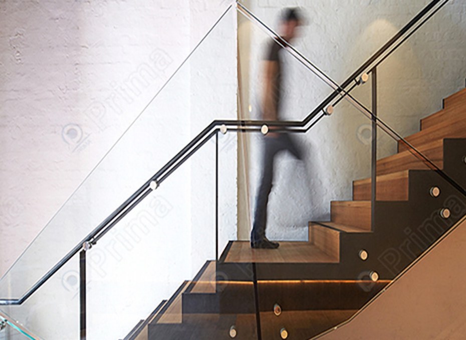 Standoff Glass Railing